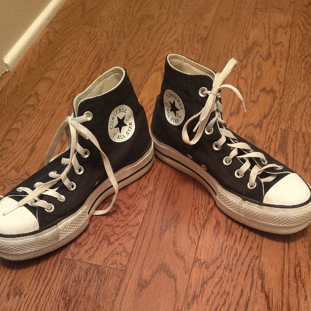 Converse Classic Black and White High-Tops